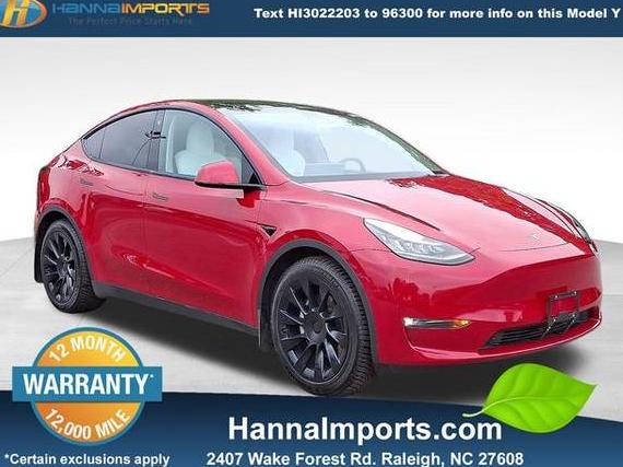 TESLA MODEL Y 2022 7SAYGDEEXNF310565 image